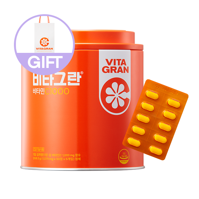 비타그란 비타민C1000 250정+(증정)쇼핑백